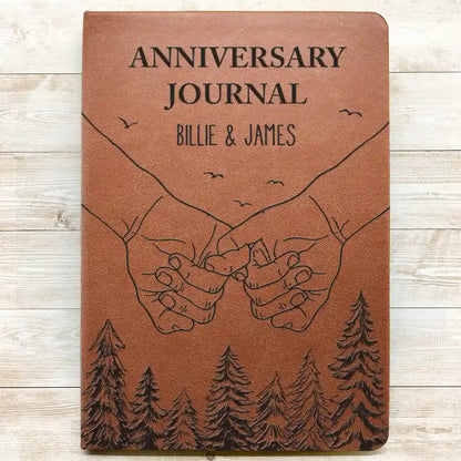 Anniversary Journal - Personalized Leather Journal