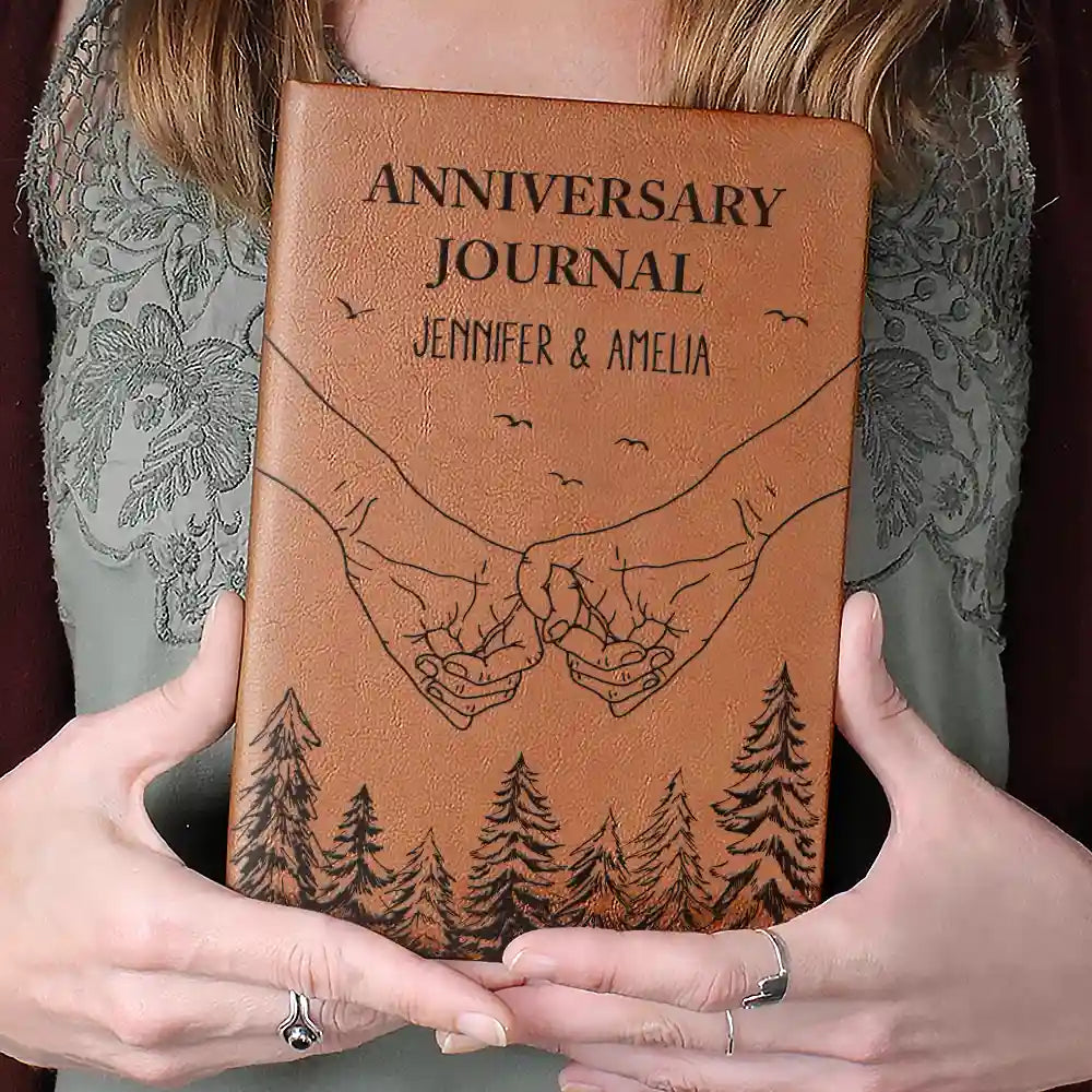 Anniversary Journal - Personalized Leather Journal