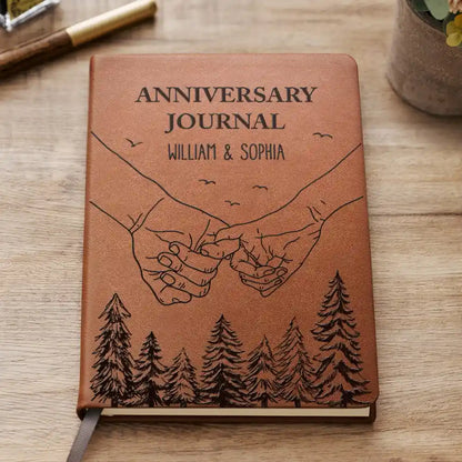 Anniversary Journal - Personalized Leather Journal