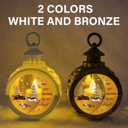 Your Light Will Always Shine In My Heart Printed Gemstones Art - Personalized Candlelight Lantern Ornament