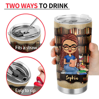 God Says You Are Reading - Reading Gift - Personalized Custom Tumbler