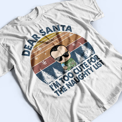 Dear Santa Define Good Couple Family Brother Sister Sibling Kid - Christmas Gift - Personalized Custom T Shirt