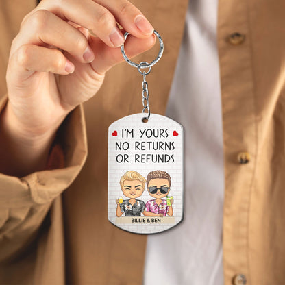In Case You Need A Little Reminder Chibi - Anniversary, Vacation, Funny Gift For Couples, Family - Personalized Aluminum Keychain