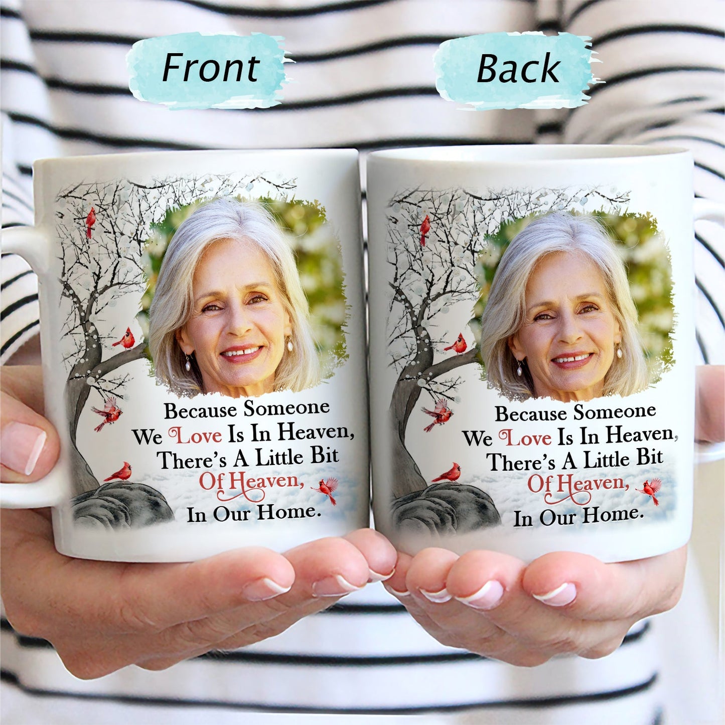 Custom Photo I'm Always With You - Memorial Gift For Family, Friends - Personalized Mug