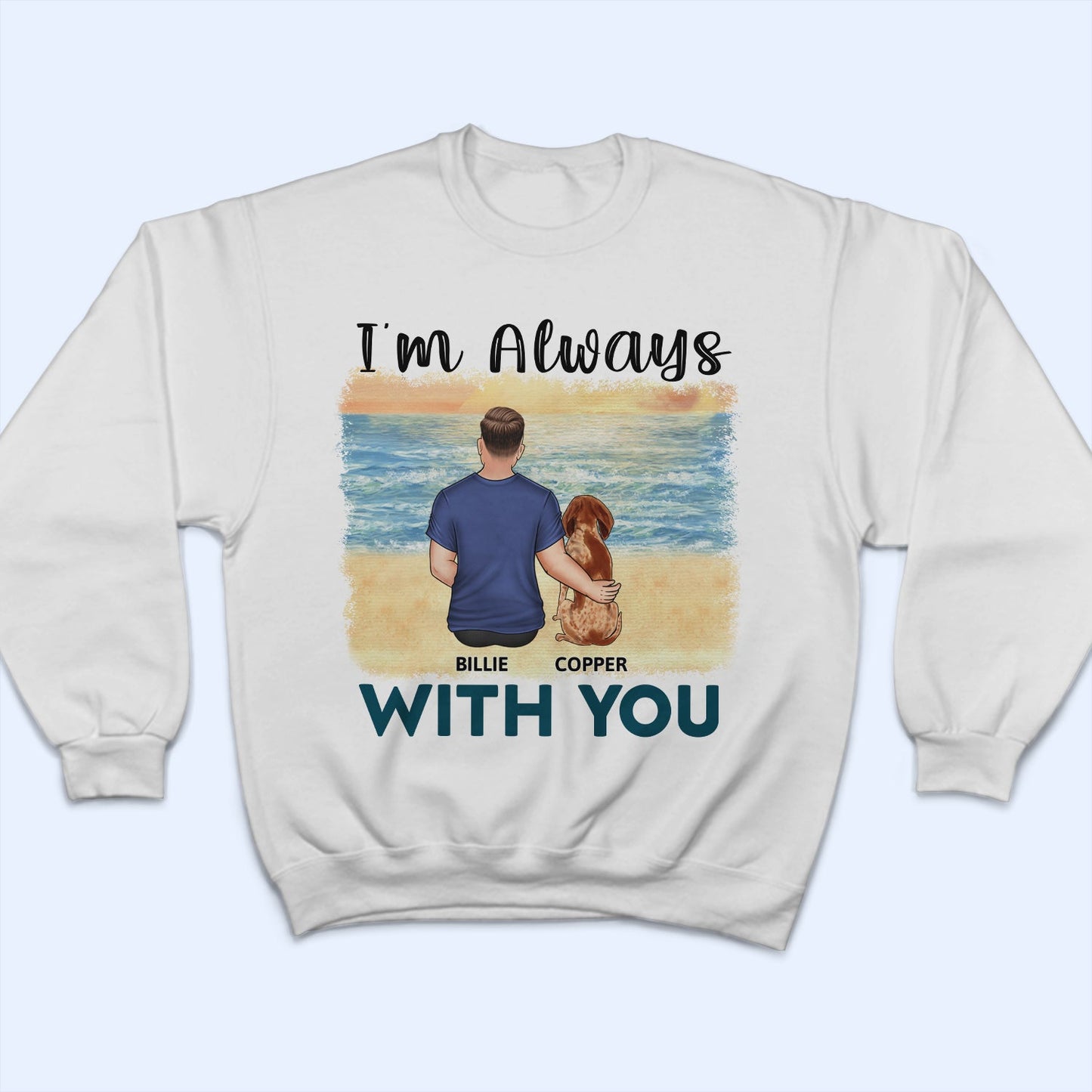 A Bond That Can't Be Broken - Gift For Dog Lovers, Dog Mom, Dog Dad - Personalized T Shirt