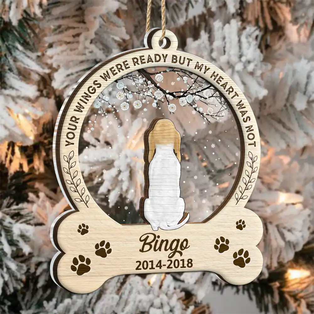 You Were My Favorite Hello And Hardest Goodbye - Personalized 2-Layered Mix Ornament