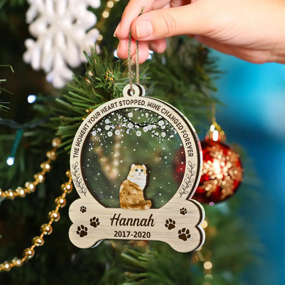 You Were My Favorite Hello And Hardest Goodbye - Personalized 2-Layered Mix Ornament