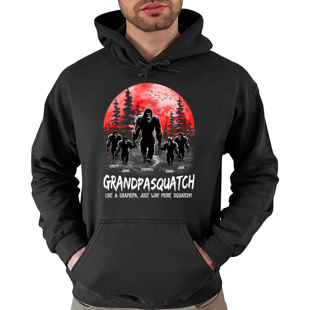 Papasquatch, Like A Grandpa, Just Way More Squatchy - Personalized Shirt