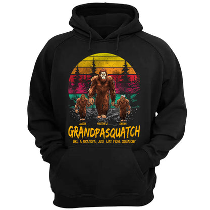 Papasquatch, Like A Grandpa, Just Way More Squatchy - Personalized Vintage Shirt