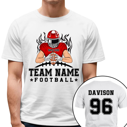 American Football Team Shirt - Football GameDay Custom Shirt Gift For Football Player Football Lovers