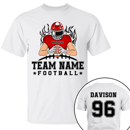 American Football Team Shirt - Football GameDay Custom Shirt Gift For Football Player Football Lovers