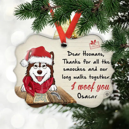 Note From Dog - Personalized Custom Acrylic Ornament Ornament The Next Custom Gift