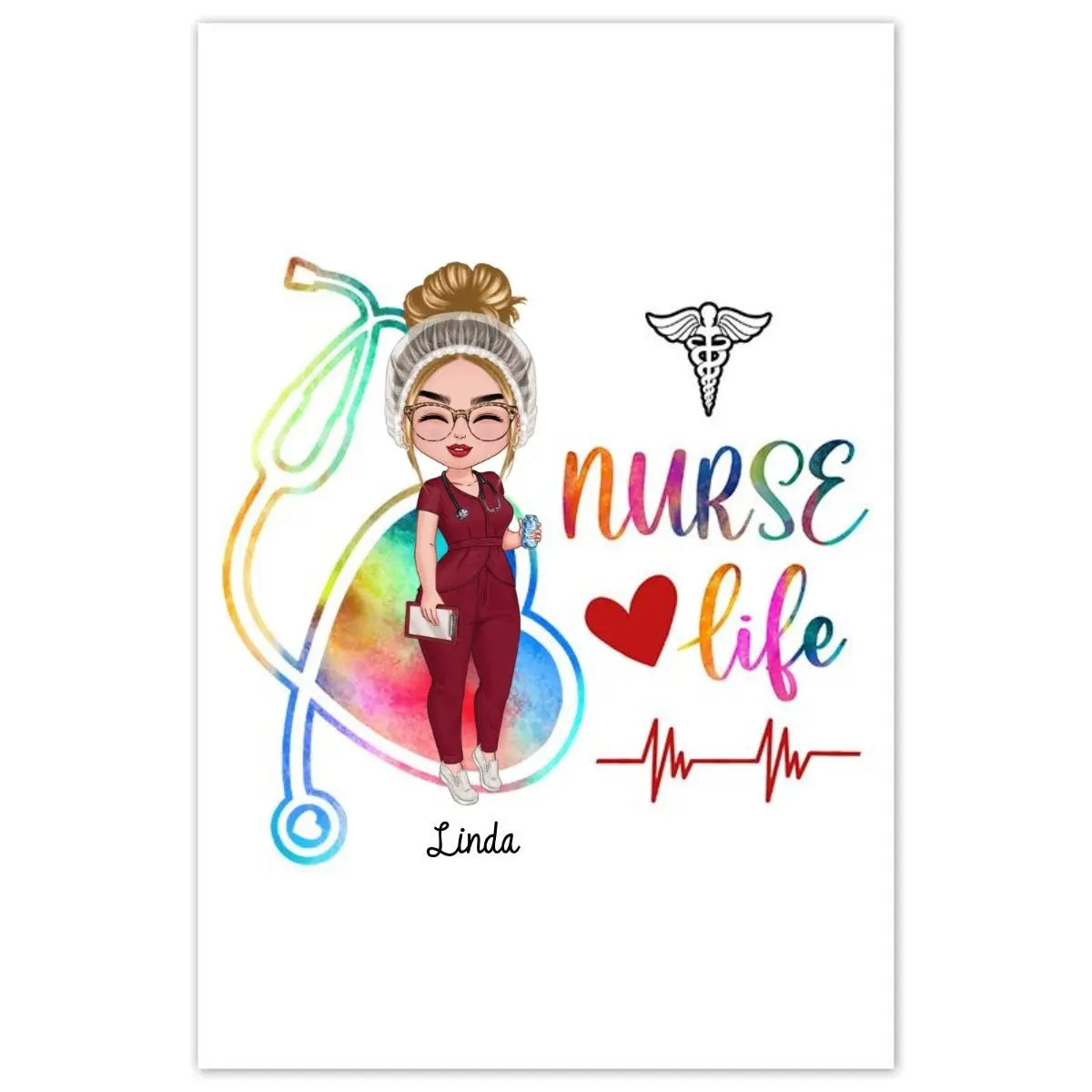 Nurse - Gift For Nurse Life - Personalized Decal Acrylic Plaque The Next Custom Gift