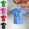 Nurse - Gift For Nurse - Personalized Nurse Uniform Keychain Keychain The Next Custom Gift