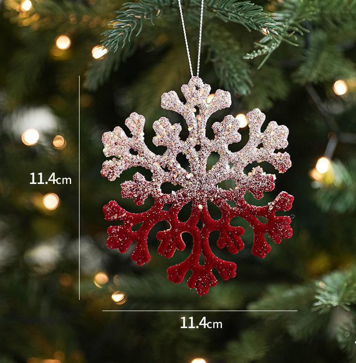 Christmas Creative Pendant Falling Snow Elk Township Nordic Light Luxury Polyfell Decoration