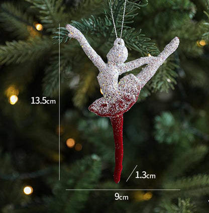 Christmas Creative Pendant Falling Snow Elk Township Nordic Light Luxury Polyfell Decoration