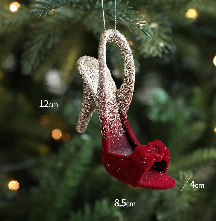 Christmas Creative Pendant Falling Snow Elk Township Nordic Light Luxury Polyfell Decoration