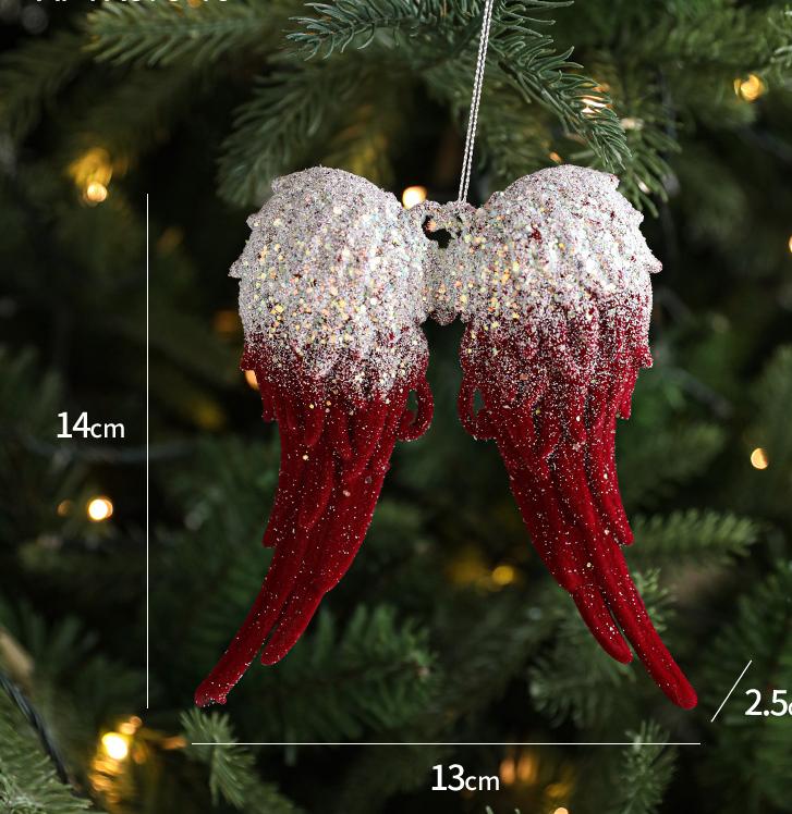 Christmas Creative Pendant Falling Snow Elk Township Nordic Light Luxury Polyfell Decoration