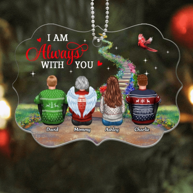 Memorial Heaven Stairway Personalized Christmas Acrylic Ornament