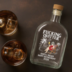 Oops I Mean Happy Retirement - Personalized Whiskey Bottle