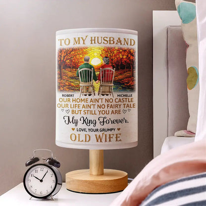 Our Home Ain't Castle - Personalized Fabric Lamp