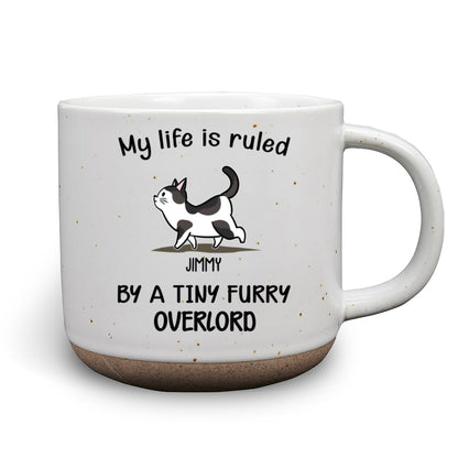 Ruled By Tiny Furry Overlords - Personalized Custom Pottery Mug