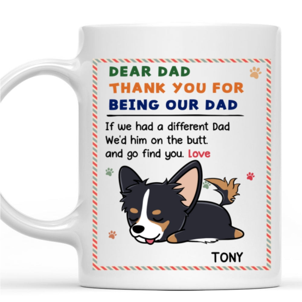 I Just Want My Dog Mom Dad - Personalized Custom Coffee Mug