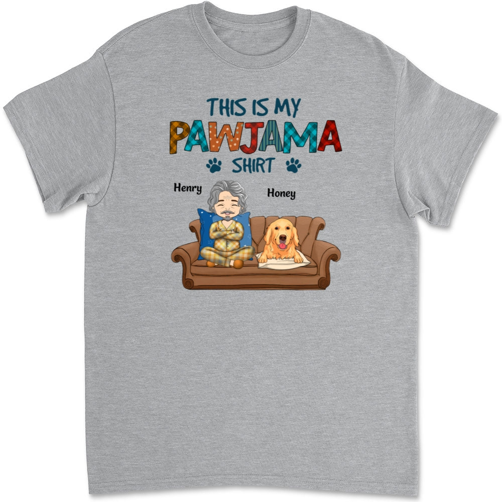 My Handsome Pawjama Sleepshirt - Personalized Custom Unisex T-Shirt