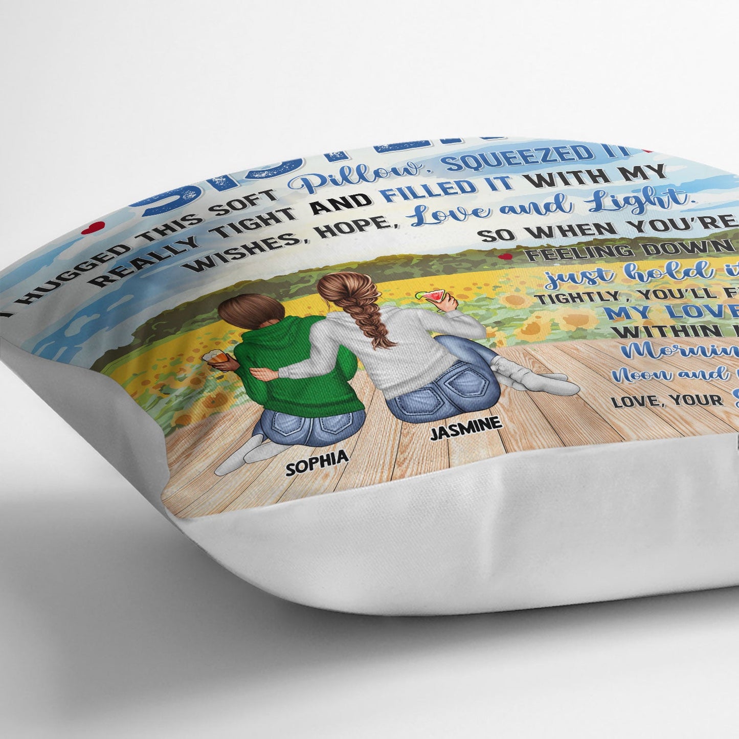 Forever You Are My Sister - Gift For Sisters - Personalized Custom Pillow