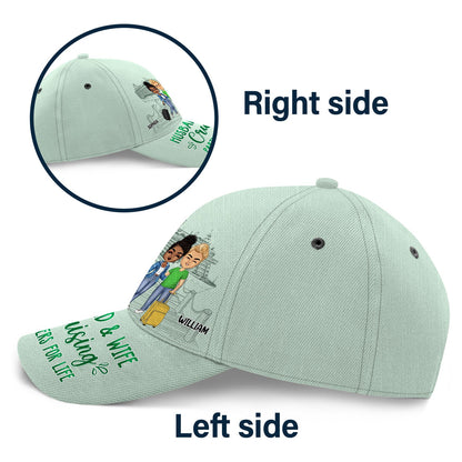 Husband & Wife Cruising Partners For Life - Gift For Couples - Personalized Classic Cap