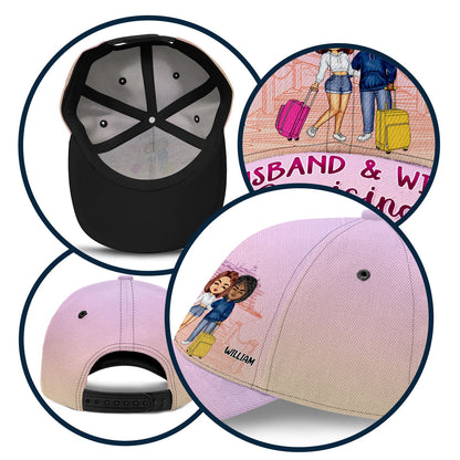 Husband & Wife Cruising Partners For Life - Gift For Couples - Personalized Classic Cap