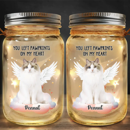 Custom Photo Your Light Will Always Shine - Memorial Gift For Pet Lovers, Dog Lovers, Cat Lovers - Personalized Mason Jar Light