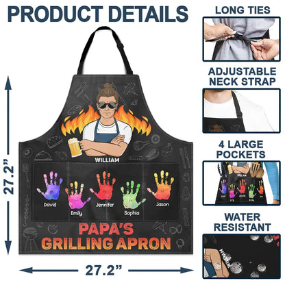 Daddy's Grilling Apron - Personalized Apron