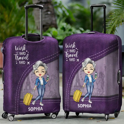 Collect Moments Not Things - Personalized Luggage Cover