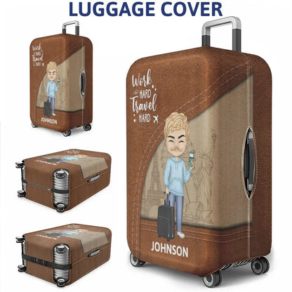 Collect Moments Not Things - Personalized Luggage Cover