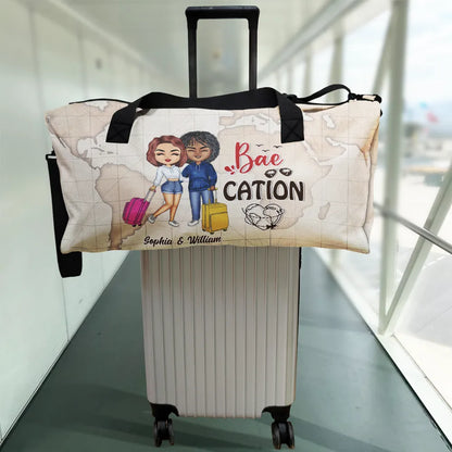 Travel Couples Bae Cation - Personalized Duffle Bag