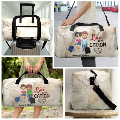 Travel Couples Bae Cation - Personalized Duffle Bag