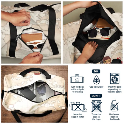 Travel Couples Bae Cation - Personalized Duffle Bag