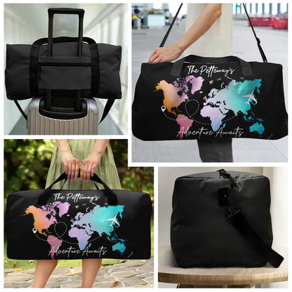 Our Family's Adventure Awaits - Personalized Duffle Bag