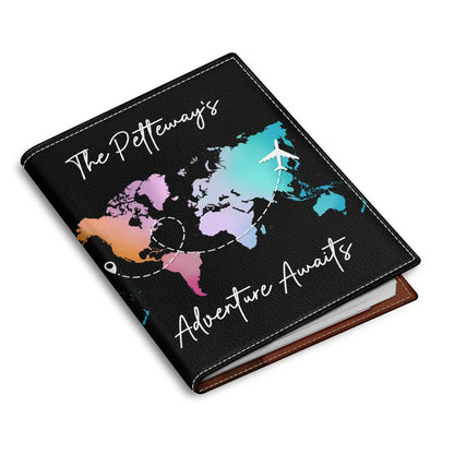 Our Family's Adventure Awaits - Personalized Passport Cover, Passport Holder