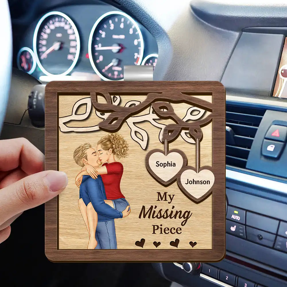 Couple Better Together - Personalized Custom Shaped Car Visor Clip