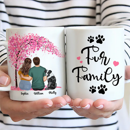 You & Me And The Dogs - Personalized Mug