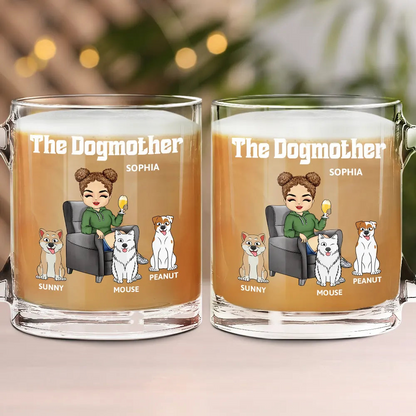 The Dog Mother - Personalized Glass Mug