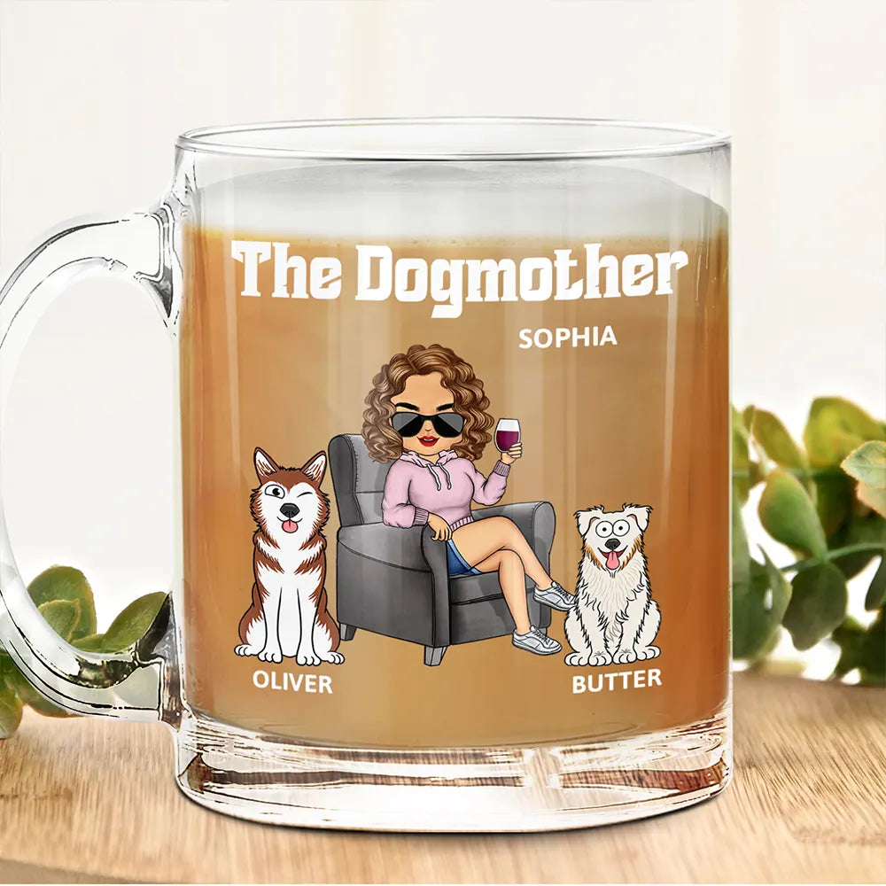 The Dog Mother - Personalized Glass Mug