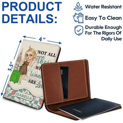 It's On My List Travel Lover - Personalized Passport Cover, Passport Holder
