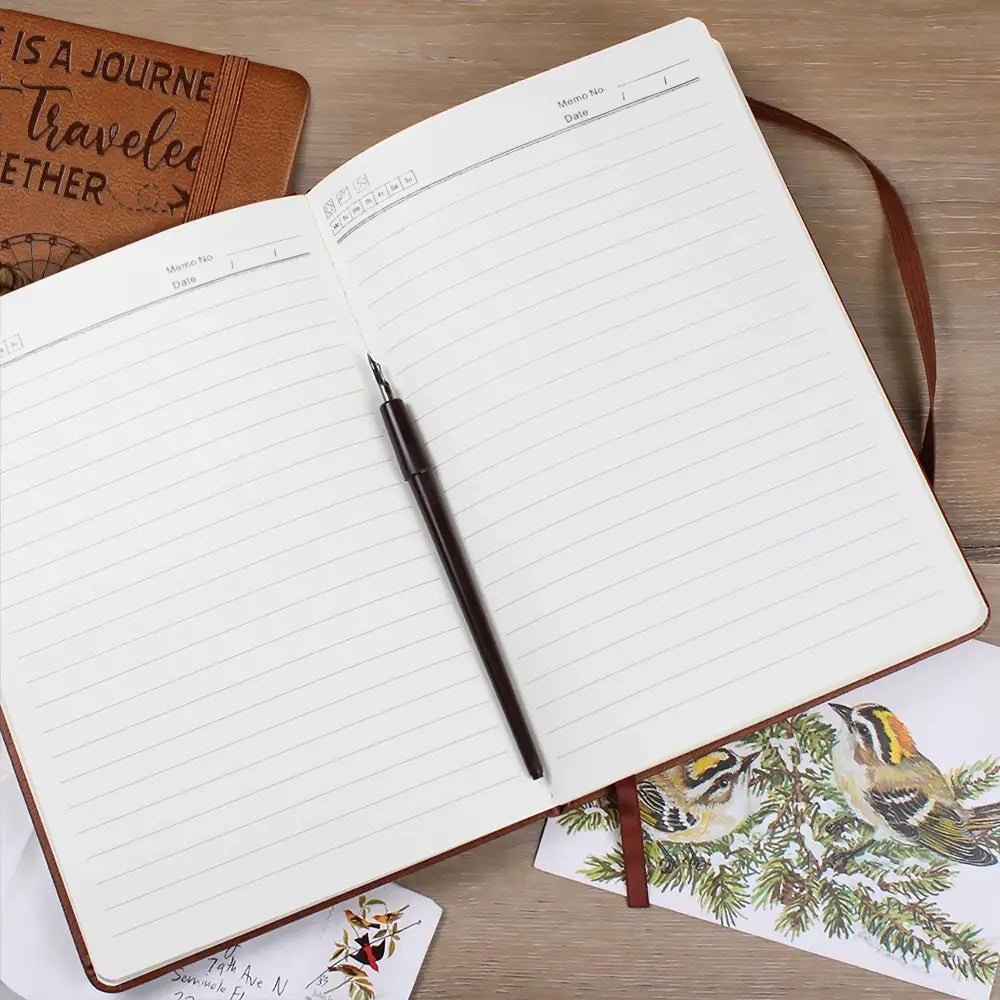 Travel Couple To A Lifetime Of Adventures Together - Personalized Leather Journal