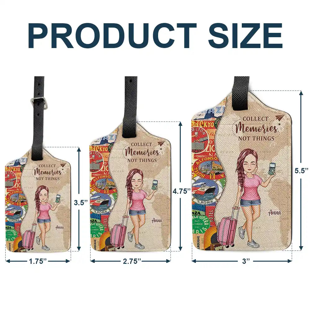 And So The Adventure Begins Travel Lover - Personalized Luggage Tag