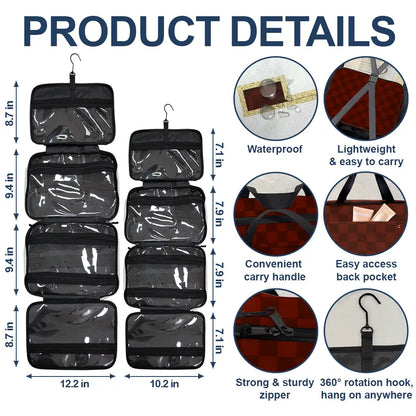 Monogram Name - Personalized Toiletry Bag