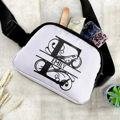 Monogram Name - Personalized Crossbody Belt Bag