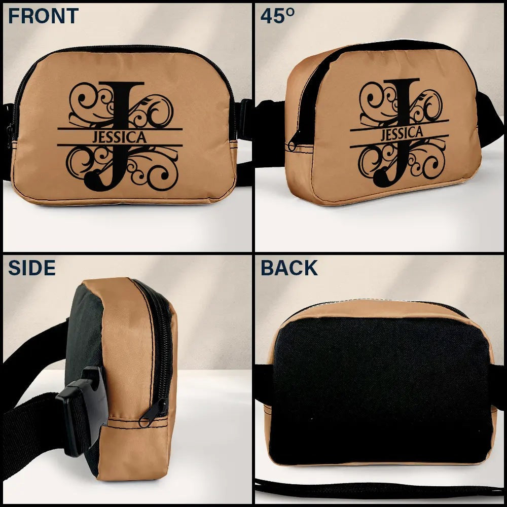 Monogram Name - Personalized Crossbody Belt Bag
